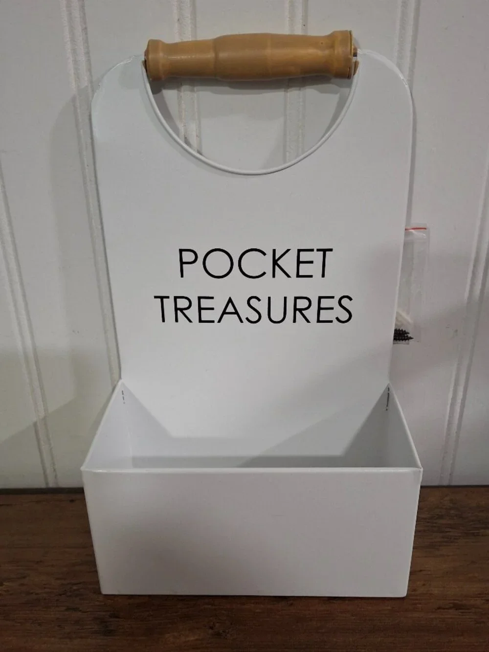 New Becki Owens by Design Styles Pocket Treasures Laundry Wall Pocket Farmhouse